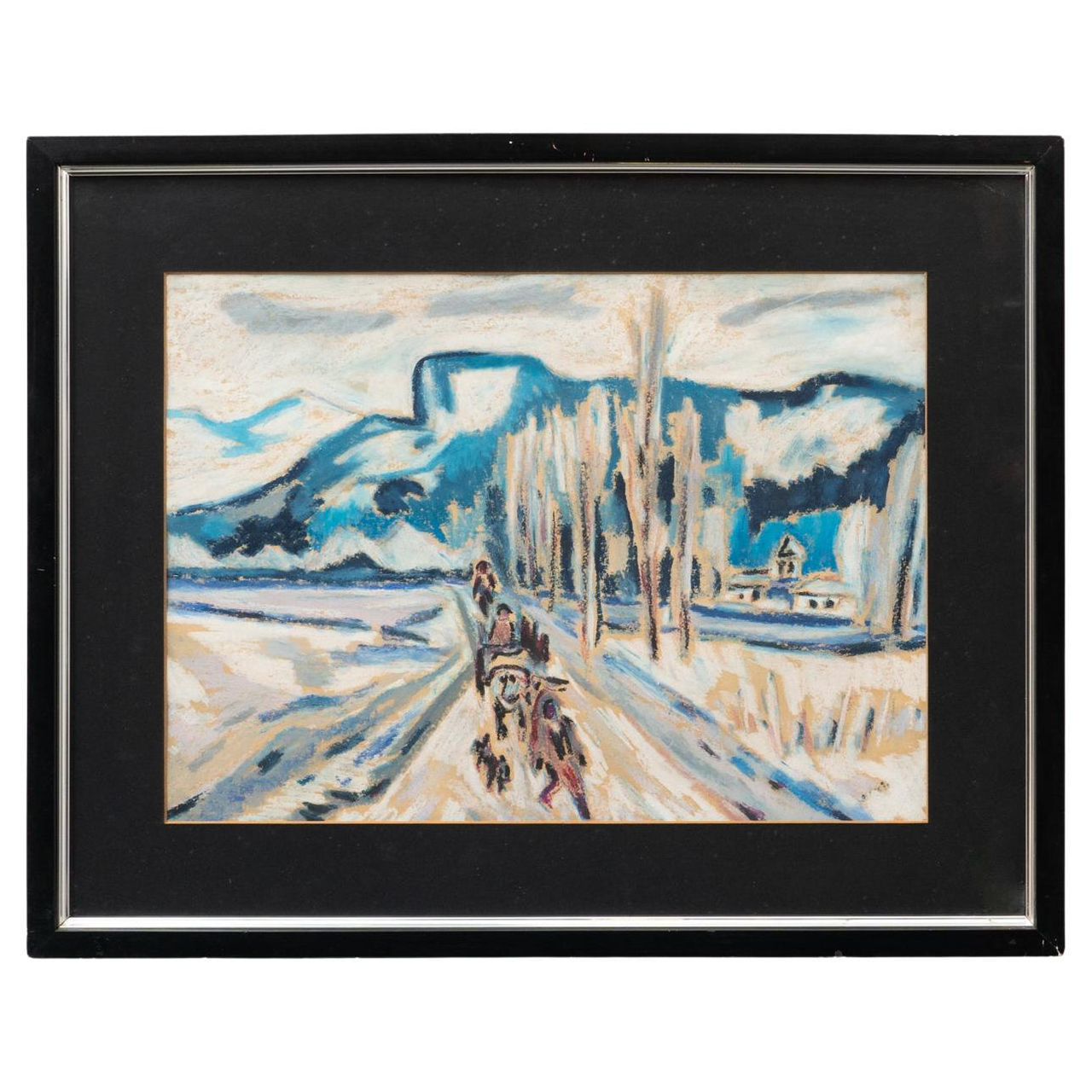 Winter Road to the Village by LiveArt Curated